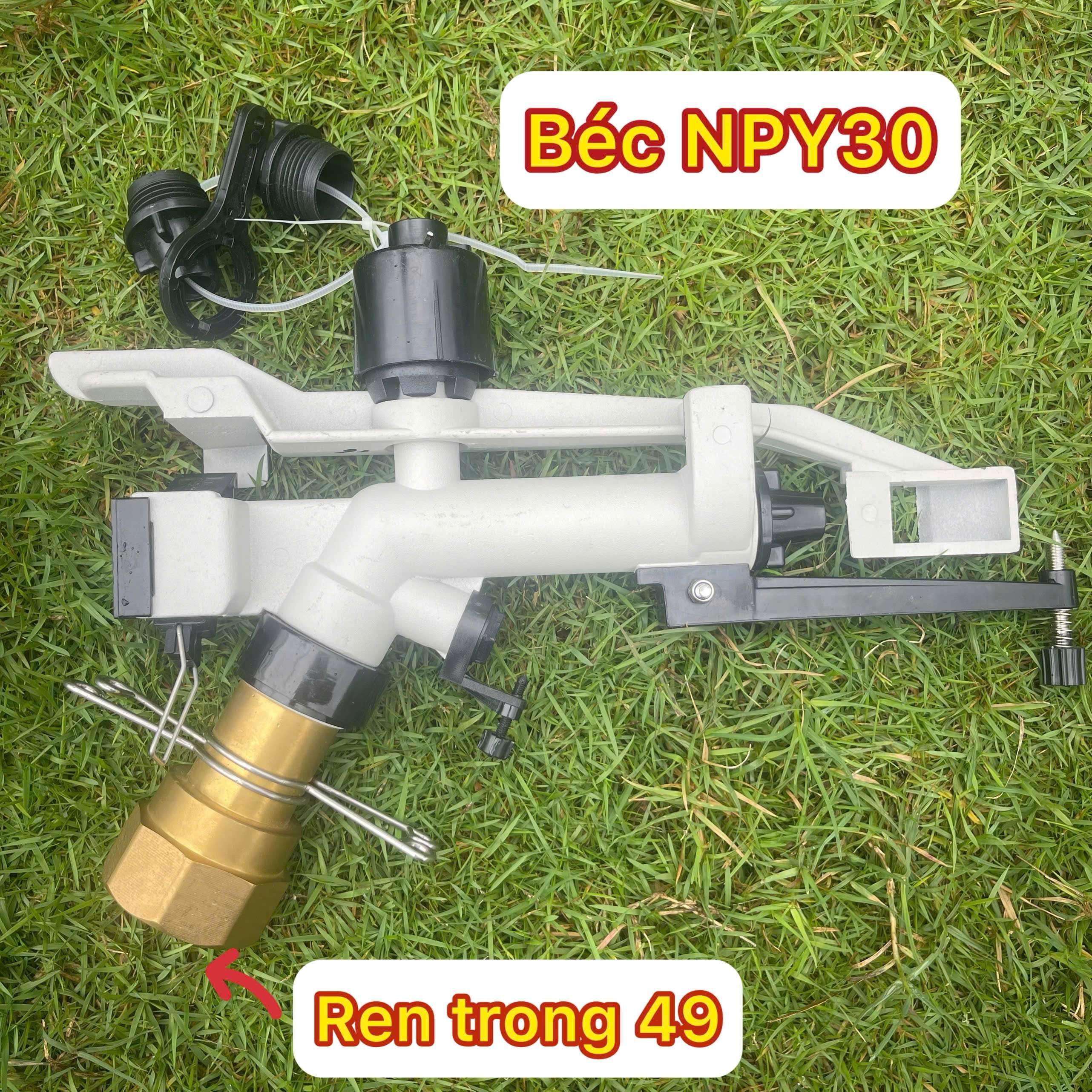 Béc NPY30 - Béc đồng cánh đập tưới phun mưa bán kính tưới 23 mét