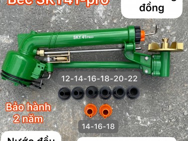Béc SKY 41 pro - tưới đều nước đẫm với 3 họng phun và bánh răng đồng